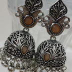 𝐀𝐧𝐭𝐢𝐪𝐮𝐞 𝐆𝐨𝐥𝐝 & 𝐒𝐥𝐢𝐯𝐞𝐫𝐏𝐞𝐚𝐜𝐨𝐜𝐤 𝐉𝐡𝐮𝐦𝐤𝐚 𝐄𝐚𝐫𝐫𝐢𝐧𝐠𝐬 𝐰𝐢𝐭𝐡 𝐆𝐫𝐞𝐞𝐧 𝐒𝐭𝐨𝐧𝐞 & 𝐆𝐡𝐮𝐧𝐠𝐫𝐨𝐨 𝐁𝐞𝐚𝐝𝐬