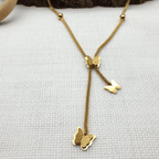 𝐁𝐮𝐭𝐭𝐞𝐫𝐟𝐥𝐲 𝐂𝐚𝐬𝐜𝐚𝐝𝐞 – 𝐆𝐨𝐥𝐝 𝐏𝐥𝐚𝐭𝐞𝐝 𝐃𝐞𝐬𝐢𝐠𝐧𝐞𝐫 𝐍𝐞𝐜𝐤𝐥𝐚𝐜𝐞